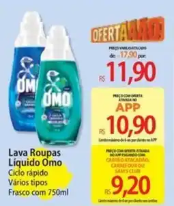 Atacadão Lava Roupas Líquido Omo oferta