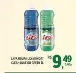 DB Supermercados Brinort - lava roupa liq clean blue ou green 2l oferta