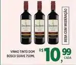 DB Supermercados Dom bosco - vinho tinto oferta