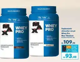Sam's Club Chocolate - suplemento alimentar em pó max titanium oferta