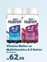 Sam's Club Nestlé - vitamina mulher ou multivitaminico a-z nutren oferta