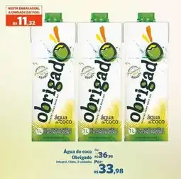 Sam's Club Obrigado - água de coco oferta