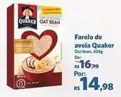 Sam's Club Quaker - farelo de aveia oferta