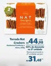 Sam's Club Nat - torrada crackers oferta