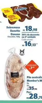 Sam's Club Danone - sobremesa danette oferta