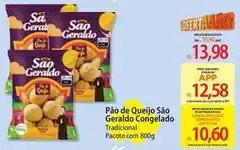 Atacadão São geraldo - pão de queijo congelado oferta