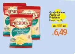 Atacadão President - queijo ralado parmesao oferta