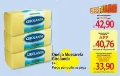 Atacadão Girolanda - queijo mussarela oferta
