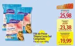 Atacadão Costa sul - filé de peixe tilápia sul congelado oferta