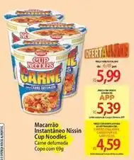 Atacadão Nissin - macarrão instantâneo cup noodles oferta