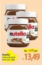 Atacadão Nutella - creme de avela pote com 140g oferta