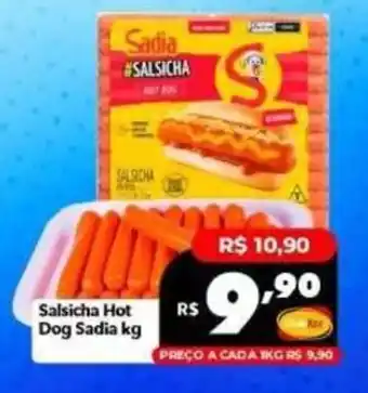 Salsicha hot dog sadia