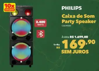 Philips Caixa de Som Party Speaker