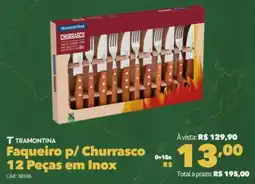 Deltasul Tramontina Faqueiro P/ Churrasco oferta