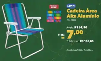 Cadeira Area Alta Alumínio