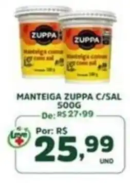 Araújo Supermercados Manteiga zuppa c/sal oferta