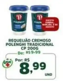 Araújo Supermercados Requeijão cremoso polenghi tradicional oferta
