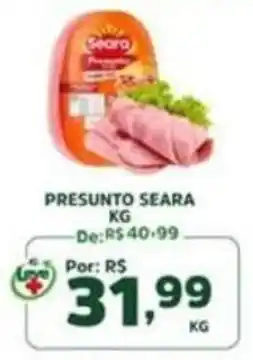 Araújo Supermercados Presunto seara oferta