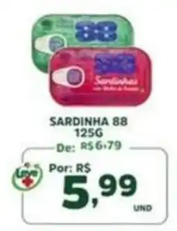 Araújo Supermercados Sardinha 88 oferta