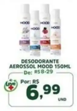 Araújo Supermercados Desodorante aerossol mood oferta