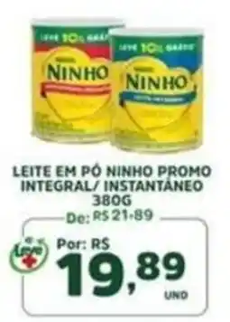 Araújo Supermercados Leite em pó ninho promo integral/ instantâneo oferta