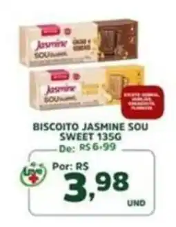 Araújo Supermercados Biscoito jasmine sou sweet oferta