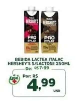 Bebida lactea italac hershey's s/lactose