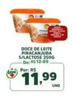 Araújo Supermercados Doce de leite piracanjuba s/lactose oferta