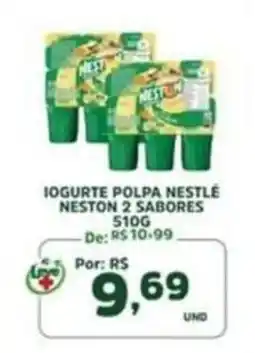 Araújo Supermercados Iogurte polpa nestlé neston 2 sabores oferta