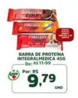 Araújo Supermercados Barra de proteína integralmedica 45g oferta