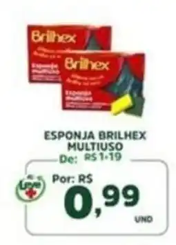 Araújo Supermercados esponja brilhex multiuso oferta
