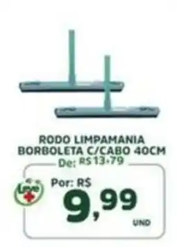 Araújo Supermercados rodo limpamania borboleta c/cabo 40cm oferta