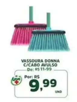 Araújo Supermercados vassoura donna c/cabo avulso oferta