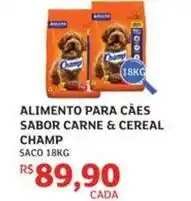 Assaí Atacadista Champ - alimento para cães sabor carne & cereal oferta