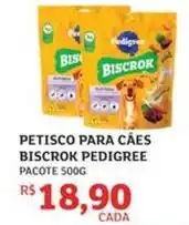 Assaí Atacadista Pedigree - petisco para caes biscrok oferta