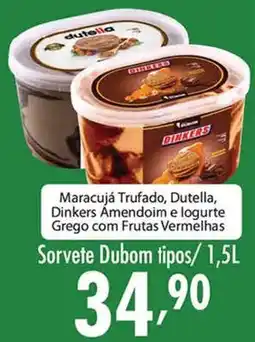 Confiança Supermercados Sorvete dubom tipos oferta