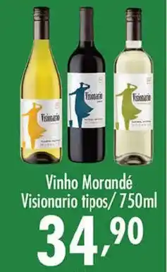Confiança Supermercados Vinho Morandé Visionario tipos oferta