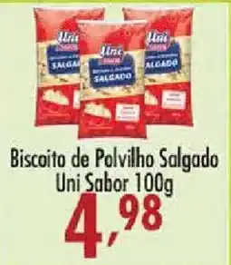 Confiança Supermercados Biscoito de Polvilho Salgado Uni Sabor oferta