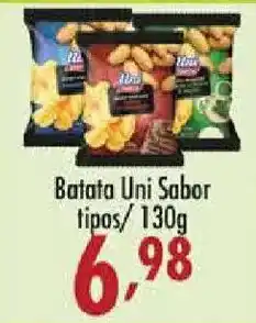 Confiança Supermercados Batata uni sabor tipos oferta