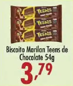 Confiança Supermercados Biscoito Marilan Teens de Chocolate oferta