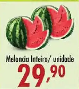 Confiança Supermercados Melancia Inteira/ unidade oferta