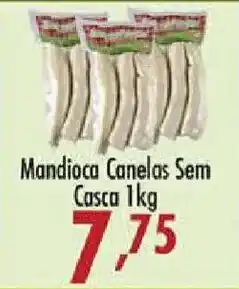 Confiança Supermercados Mandioca Canelas Sem Casca oferta