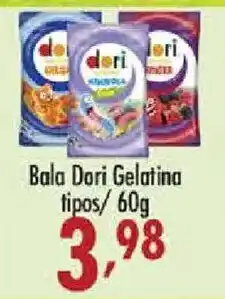 Confiança Supermercados Bala Dori Gelatina oferta