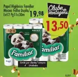 Confiança Supermercados Papel Higiênico Familiar Maciez Folha Dupla oferta