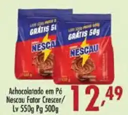 Confiança Supermercados Achocolatado em Pó Nescau Fator Crescer oferta