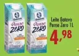 Confiança Supermercados Leite batavo pense zero oferta