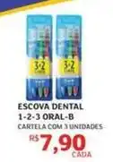 Assaí Atacadista Oral-b - escova dental 1-2-3 oral-b oferta