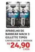 Assaí Atacadista Gillette - aparelho de barbear mach 3 oferta