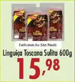 Confiança Supermercados Linguiça Toscana Sutila oferta