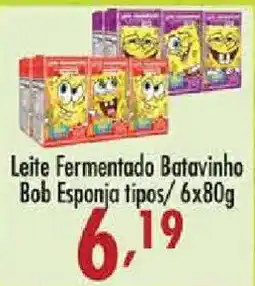 Confiança Supermercados Leite fermentado batavinho bob esponja tipos oferta